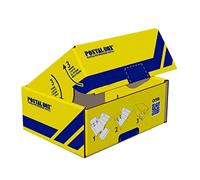 BLASETTI - 0428 - Scatola spedizioni Postal Box® - XL - 48 x 30 x 21 cm - giallo-blu - Blasetti - 93685 - Conf. da 1 Pz. - 0428