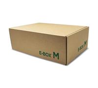 BLASETTI - Scatole per Spedizioni Automontanti E-BOX M - Confezione 10 Pezzi da 26x19x6 cm. Ideali per Spedire e Proteggere Oggetti