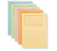 BLASETTI SINTEX 573 A4 CARTELLINE FINESTRATE 50 PEZZI VERDE/AZZURRO/ARANCIO