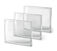 BLASHRD 3 Pezzi 3,54 X 4,25 Pollici Lente di Ingrandimento per Saldatura, Lente Anti-Inganno 2,5 Compatibile con La Maggior Parte Dei Caschi per Saldatura