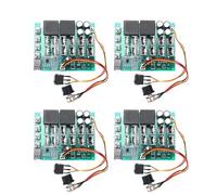 BLASHRD 4X DC 10-55V 12V 24V 36V 48V 55V 100A Regolatore di Velocità del Motore PWM HHO RC Interruttore di Controllo Inverso con Display Un LED
