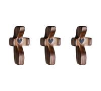 BLASHRD A Forma di Cuore, Regalo di Incoraggiamento, Regali in Legno per Alleviare Lo Stress, Tascabili, Regalo