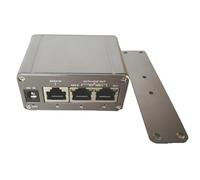 BLASHRD Iniettore POE MINI Gigabit A 3 Porte 20-36 Modalità di Ingresso A e B 24 V PoE Passivo Max 30 W Iniettore POE In Uscita