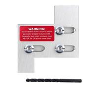 BLASHRD Kit Interblocco Generatore per da 150 o 200 A. Spaziatura di 1 1/4 di Pollice Tra Gli Interruttori Principali e Quelli di Derivazione Durevole