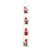 BLASHRD Scaletta in Tessuto Bambola di Natale Appesa Vestire Albero di Natale Decorazione del Soggiorno A