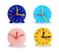 BLASHRD Strumenti per L'Apprendimento Scolastico 24 Ore su 24, Modello di Orologio con Collegamento A Tre Lancette e 24 Orologi