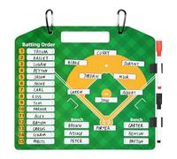 BLASHRD Tabellone Magnetico per Formazione di Baseball, Tabellone per Formazione di Baseball Cancellabile A Secco,Tabellone per Formazione Softball Riutilizzabile per Allenatori Baseball