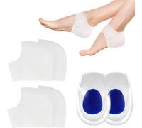 BLASHRD Tazze un 3 Paia,Cuscinetti per Inserti per Fascite Plantare,Cuscino per Tallone nel Gel,Ideali per Fascite Plantare,Tendinite Achille e Dolore al Tallone,per Donne e Uomini