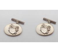 Blasone : Gemelli in Argento 925 - Araldica - Stemma Nobiliare - Scudo