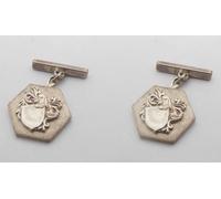 Blasone : Gemelli in Argento 925 - Araldica - Stemma Nobiliare - Scudo