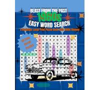 Blast From The Past 1960s Easy Word Search: A Nostalgic Large-Print Puzzle Book with 1960s Themes