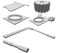 Blast Gate Mount Compatible with Switchbot Blind Tilt for Ventilation