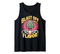 Blast off with Flavor Carciofo Rocket Design Canotta