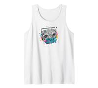 Blast The Beat Boombox Music Colorful Canotta