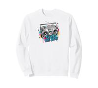Blast The Beat Boombox Music Colorful Felpa
