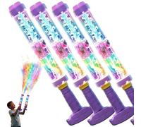Blaster ad acqua a LED arcobaleno incandescente, blaster ad acqua arcobaleno, spray e luce pirotecnica, divertimento estivo che si apre come per magia, per feste estive in piscina all'aperto giochi di