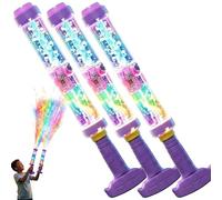 Blaster ad acqua a LED arcobaleno incandescente, blaster ad acqua arcobaleno, spray e luce pirotecnica, divertimento estivo che si apre come per magia, per feste estive in piscina all'aperto giochi di