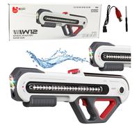Blaster d'acqua elettrico W12 con illuminazione LED, bianco