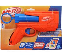 Nerf n-series - ward, blaster con 2 dardi nerf n1, giocattoli per bambini e bambine dagli 8 anni in su