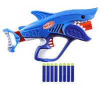 BLASTER GIOCATTOLO NERF Junior Wild Sharkfire - Gioco da esterno, 2 giocatori, plastica, 6 anni e oltre