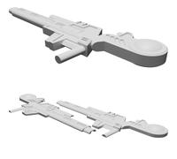 Blaster Laser Arma per Transformers POTP Abominus Accessorio Porta 5mm