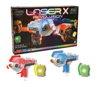BLASTER LASER X REVOLUTION 20 COLORI GIOCO SQUADRA COLPISCE FINO A 90 METRI