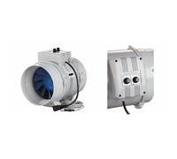 Blauberg aspiratore estrattore aria bi-turbo 250mm 25cm + cavo - 1360m3/h + term