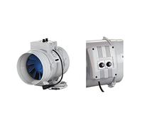 Blauberg Estrattore BI-Turbo 15cm 405m3/h con Termostato