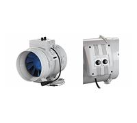 Blauberg Estrattore BI-Turbo 25cm + Cavo - 970m3/h + termostato
