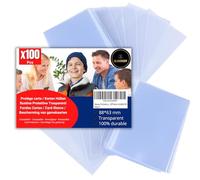 BLAUBODY Sleeve Perfect Size Carte X100pcs Compatibile con Carte Da Collezione Foto ✯GARANZIA✯ Confezione Blister 100 Bustine Trasparenti per Gioco Dimensioni 89 * 64