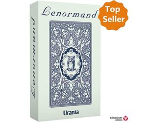 Blaue Eule: Lenormandkarten mit Kartenabbildungen (Lenormand Karten): Wahrsagekarten mit Symbolen