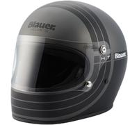 Blauer 80's 06 Casco, nero-grigio-argento, taglia M per maschi