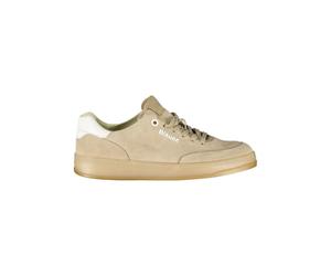 Blauer Beige Leather Men's Sneaker - EU42/US9