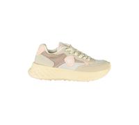 Blauer Beige Polyurethane Women Sneaker - EU38/US8