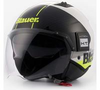 Blauer BET Urban Casco Jet, bianco/nero/giallo, Taglia XS (52/54)