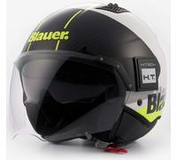 Blauer BET Urban Casco Jet, nero-bianco-giallo, taglia XS per maschi
