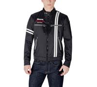 Blauer Black Polyamide Biker Jacket - IT48 | L