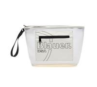 Blauer Borsa A Mano Boat Pochette Donna Poliestere Bianco Ottico, Media
