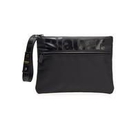 Blauer Borsa clutch borsetta polso mano pochette Strip Nero