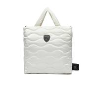 Blauer Borsa donna Shopper a mano/spalla trapuntato bianco B25BU07 F4MARFA03/SOF MEDIO