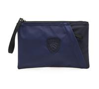 Blauer Borsa Pochette TARO Clutch Donna Uomo sling polso 27x18 cm nylon blu navy