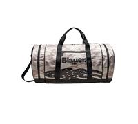 Blauer Borsone Weeke Doppio Manico Unisex Uomo Off-White Beige Duffle Bag Spaziosa per Week-end Viaggio con Bandiera Americana