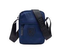 Blauer Cordura Nylon Crossbody Bag\nBasic Camera Blu Uomo