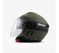 Casco Demi Jet Blauer DJ-01 Verde Opaco S