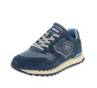 Blauer Dixon - Sneakers Basse In Suede Blu - Uomo Scarpe Sneakers Casual