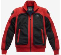 Blauer Easy Air Pro Giacca tessile moto, nero-rosso, taglia L per maschi