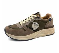 Blauer F5ray02 Sneakers Con Lacci In Ecopelle Da Uomo TAUPE/MILITARY 42