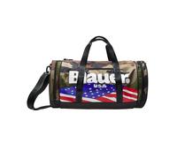 Blauer Fabric Duffle Bag American Usa Flag Verde Uomo