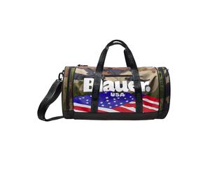 Blauer Fabric Duffle Bag American Usa Flag Verde Uomo