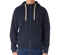 Blauer Felpa Cardinton con Cappuccio Uomo Misto Cotone Blu
